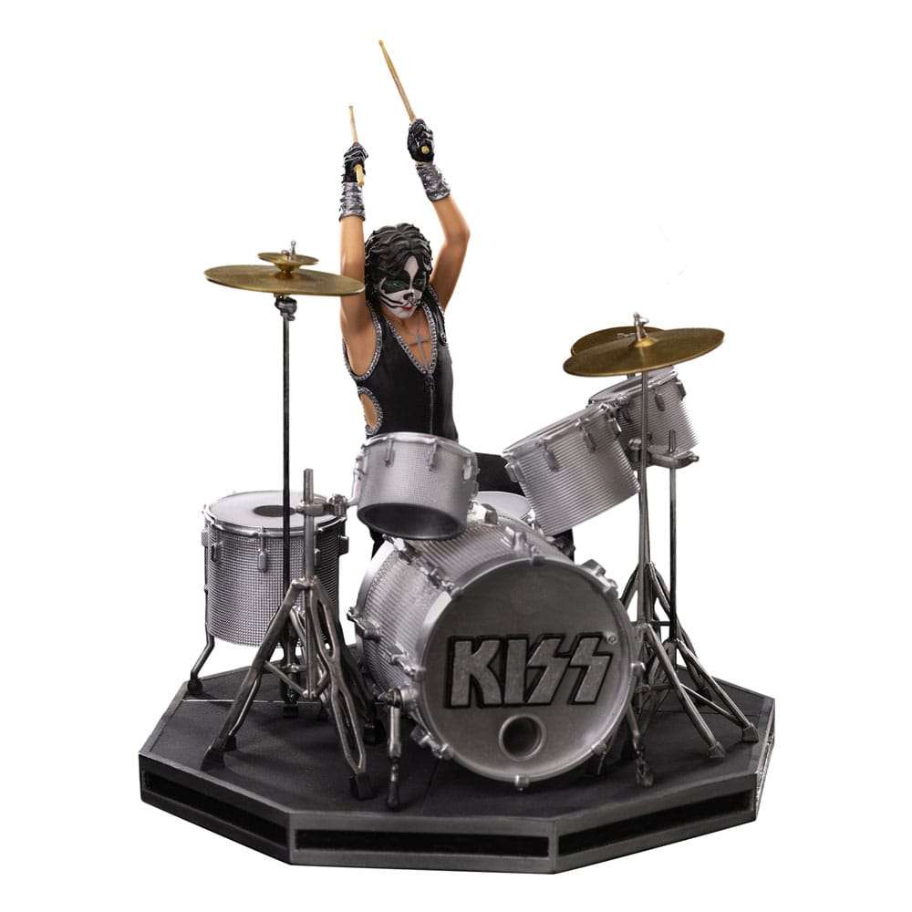 Kiss Art Scale Statue 1/10 Peter Criss Limited Edition 22 cm by LAB7 Malta, Europe