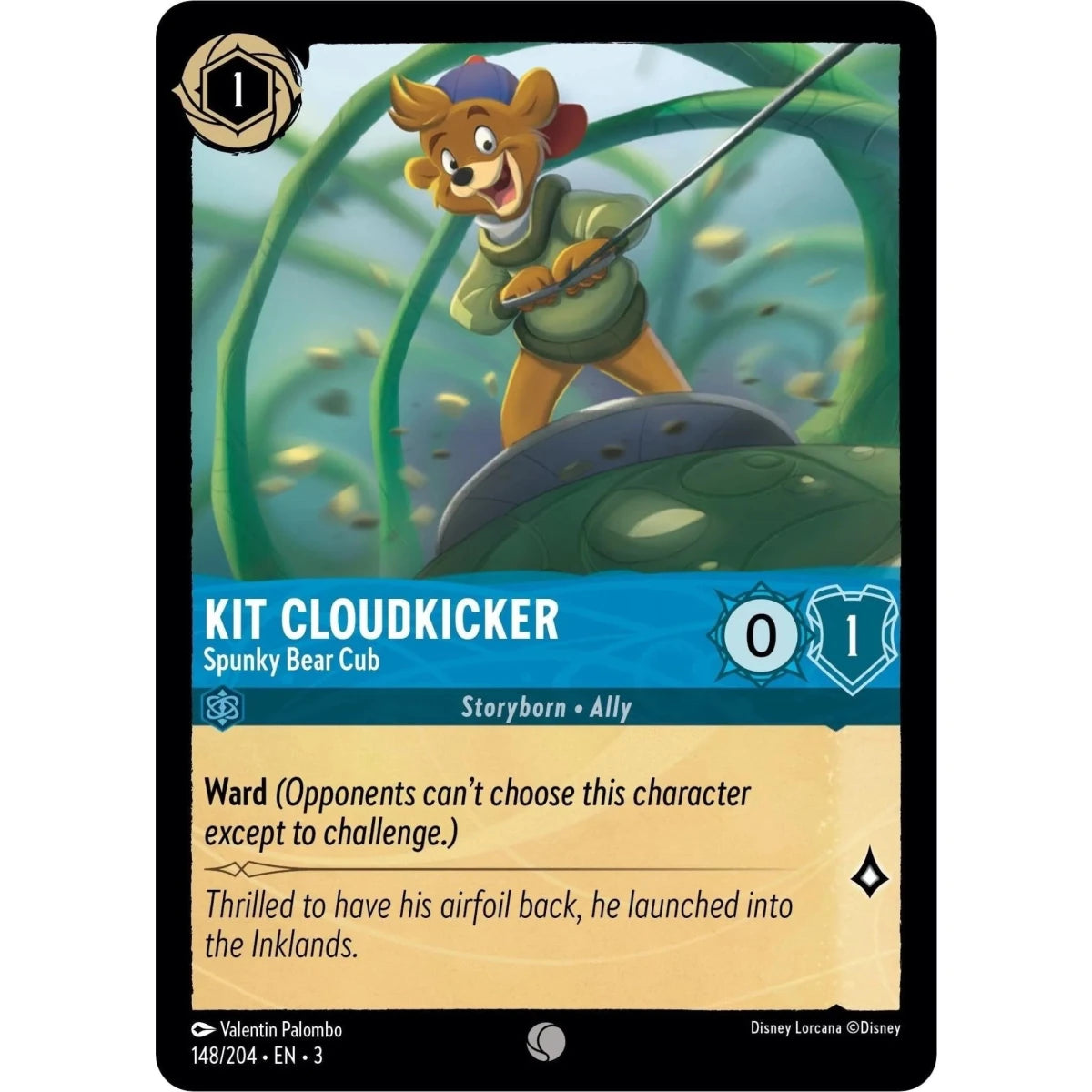 Kit Cloudkicker - Spunky Bear Cub (148/204) (Into the Inklands) in Malta | LAB7