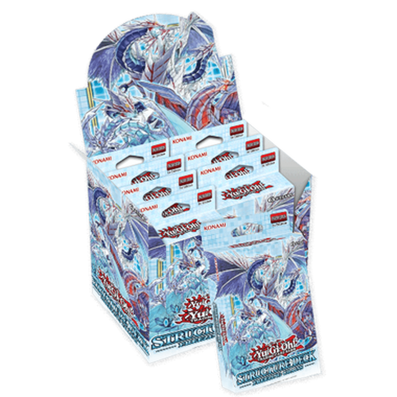 Konami Yu - Gi - Oh! Structure Deck Freezing Chains Display (8) by LAB7 Malta, Europe