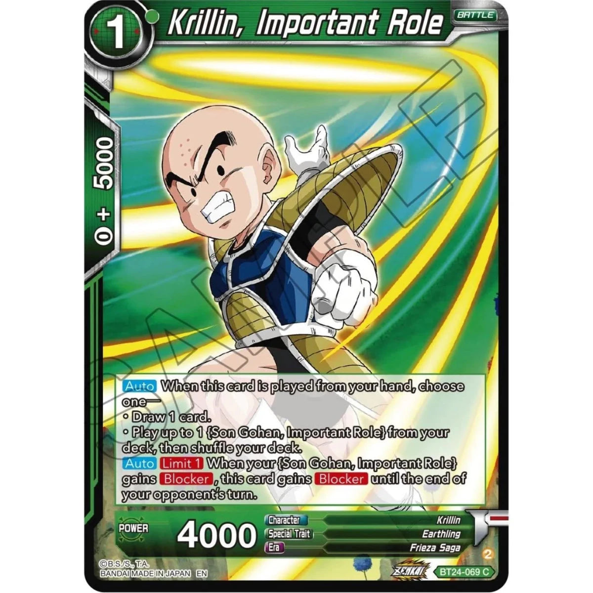 Krillin, Important Role (BT24-069) (Beyond Generations) in Malta | LAB7