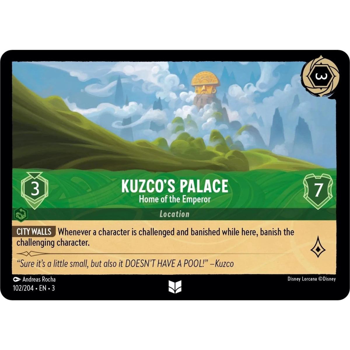 Kuzco's Palace - Home of the Emperor (102/204) (Into the Inklands) in Malta | LAB7