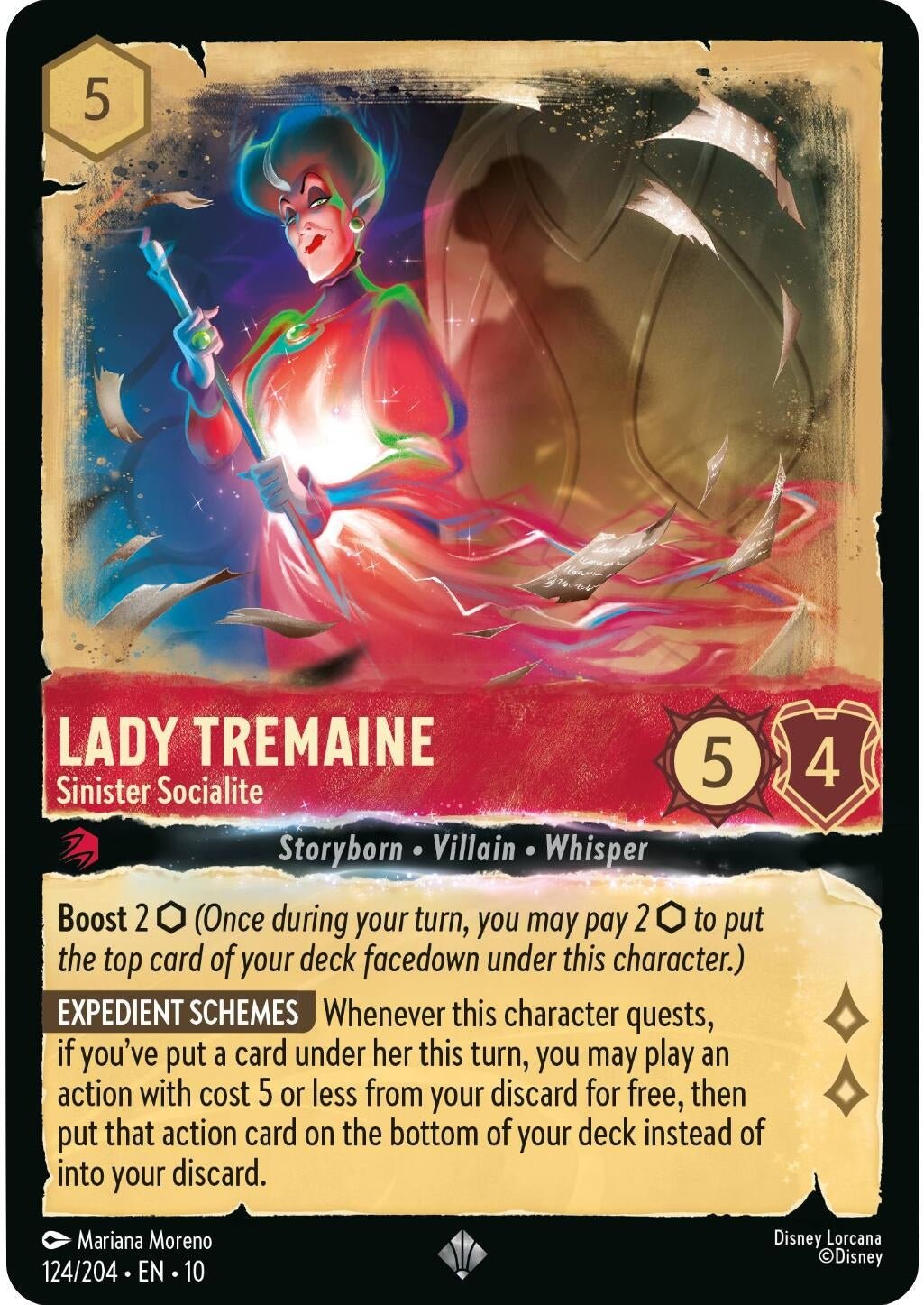 Lady Tremaine - Sinister Socialite (124/204) (Whispers in the Well) in Malta | LAB7