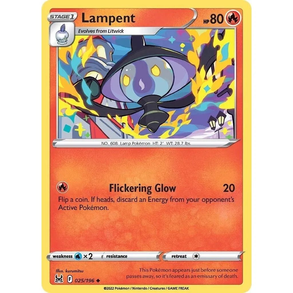 Lampent (025/196) (SWSH11: Lost Origin) in Malta | LAB7