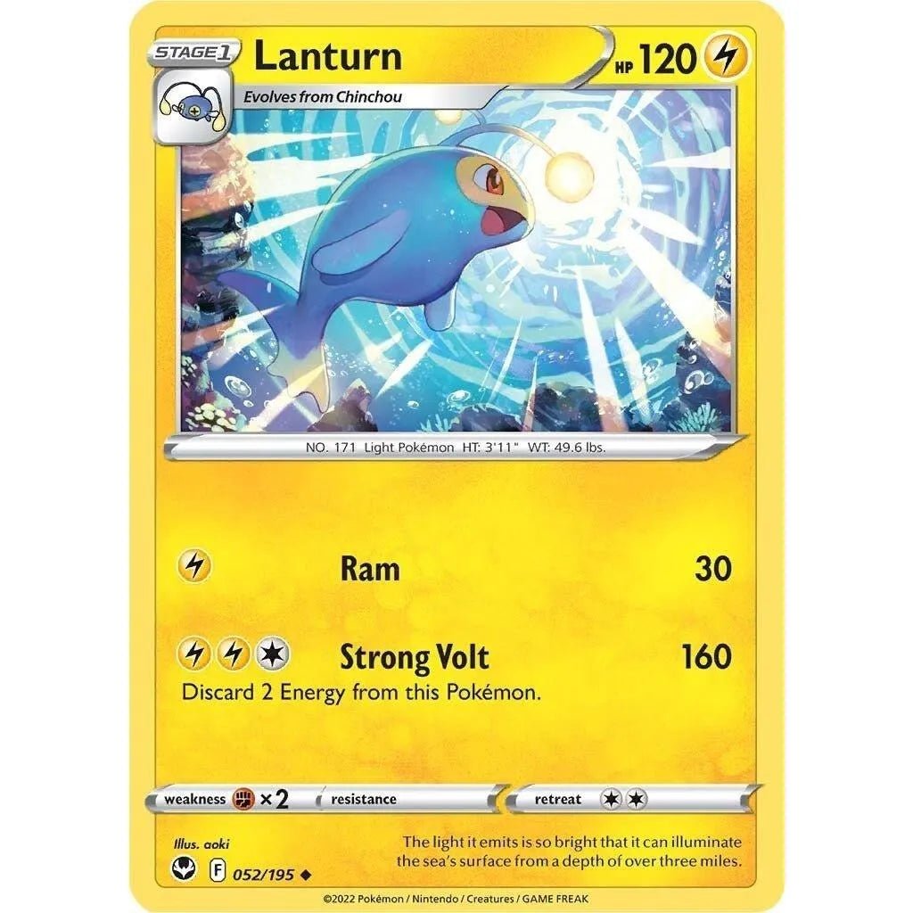 Lanturn (052/195) (SWSH12: Silver Tempest) in Malta | LAB7