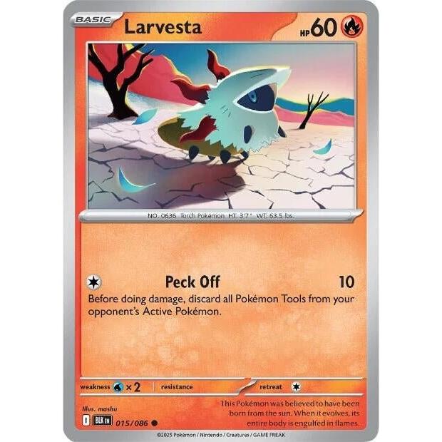 Larvesta (015/086) (SV: Black Bolt) in Malta | LAB7
