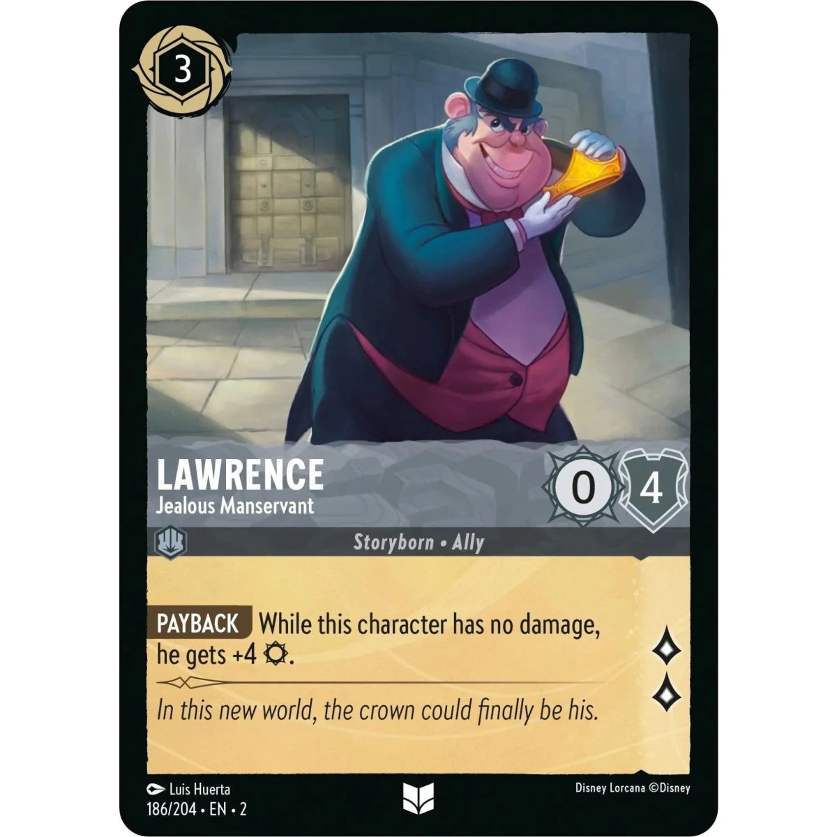 Lawrence - Jealous Manservant (186/204) (Rise of the Floodborn) in Malta | LAB7