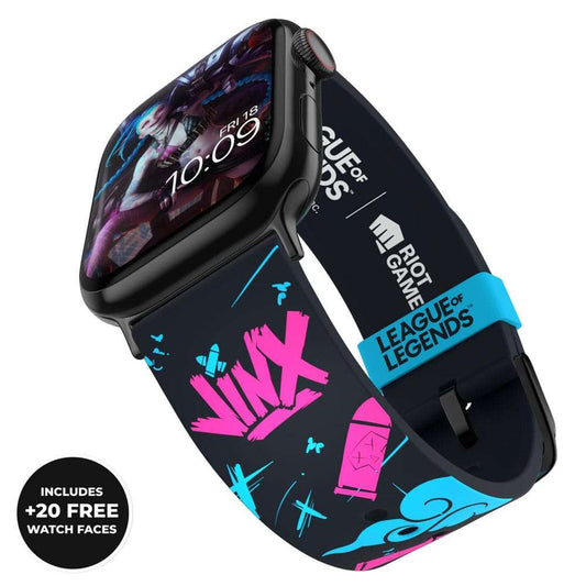 Moby Fox - League of Legends Smartwatch - Wristband Jinx Graffiti