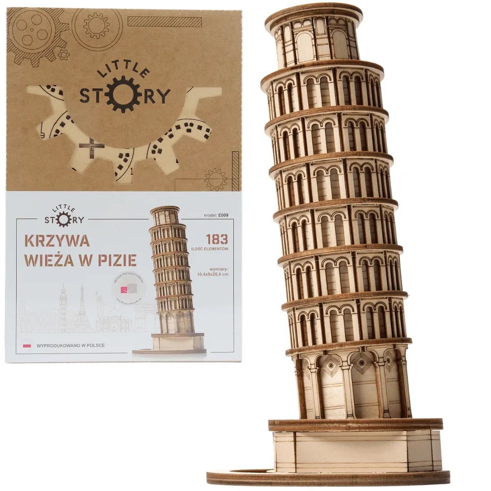 Leaning Tower of Pisa 3D Wooden Puzzle Model in Malta | LAB7
