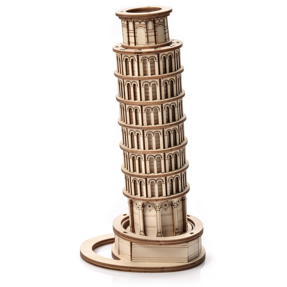 Leaning Tower of Pisa 3D Wooden Puzzle Model in Malta | LAB7
