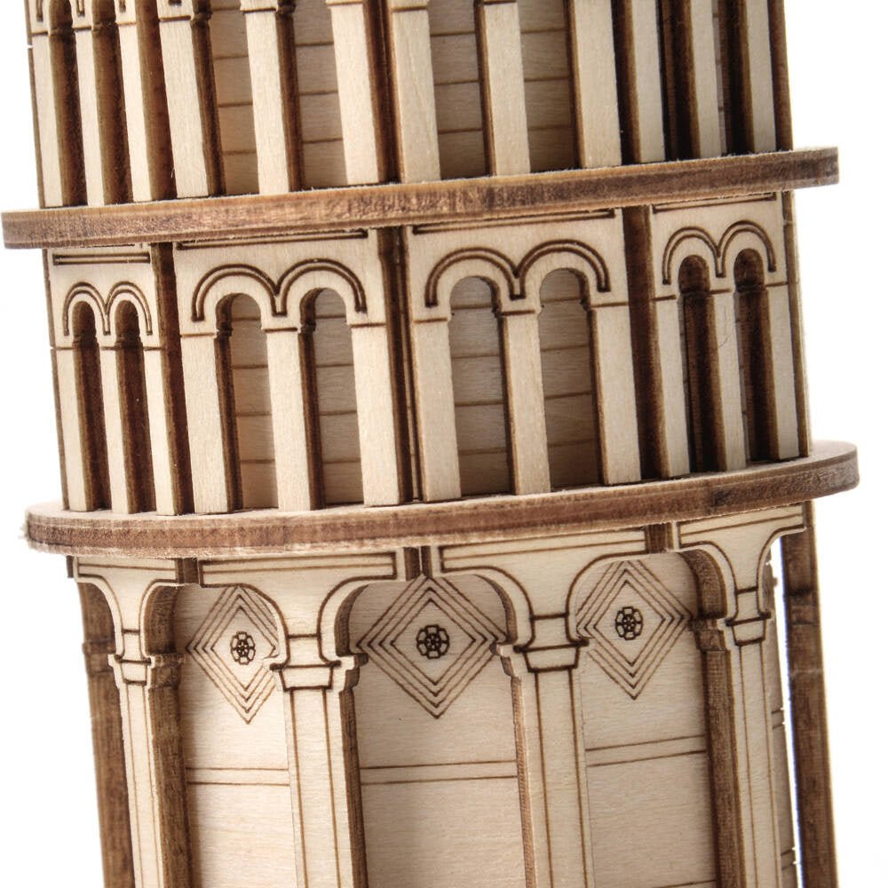 Leaning Tower of Pisa 3D Wooden Puzzle Model in Malta | LAB7