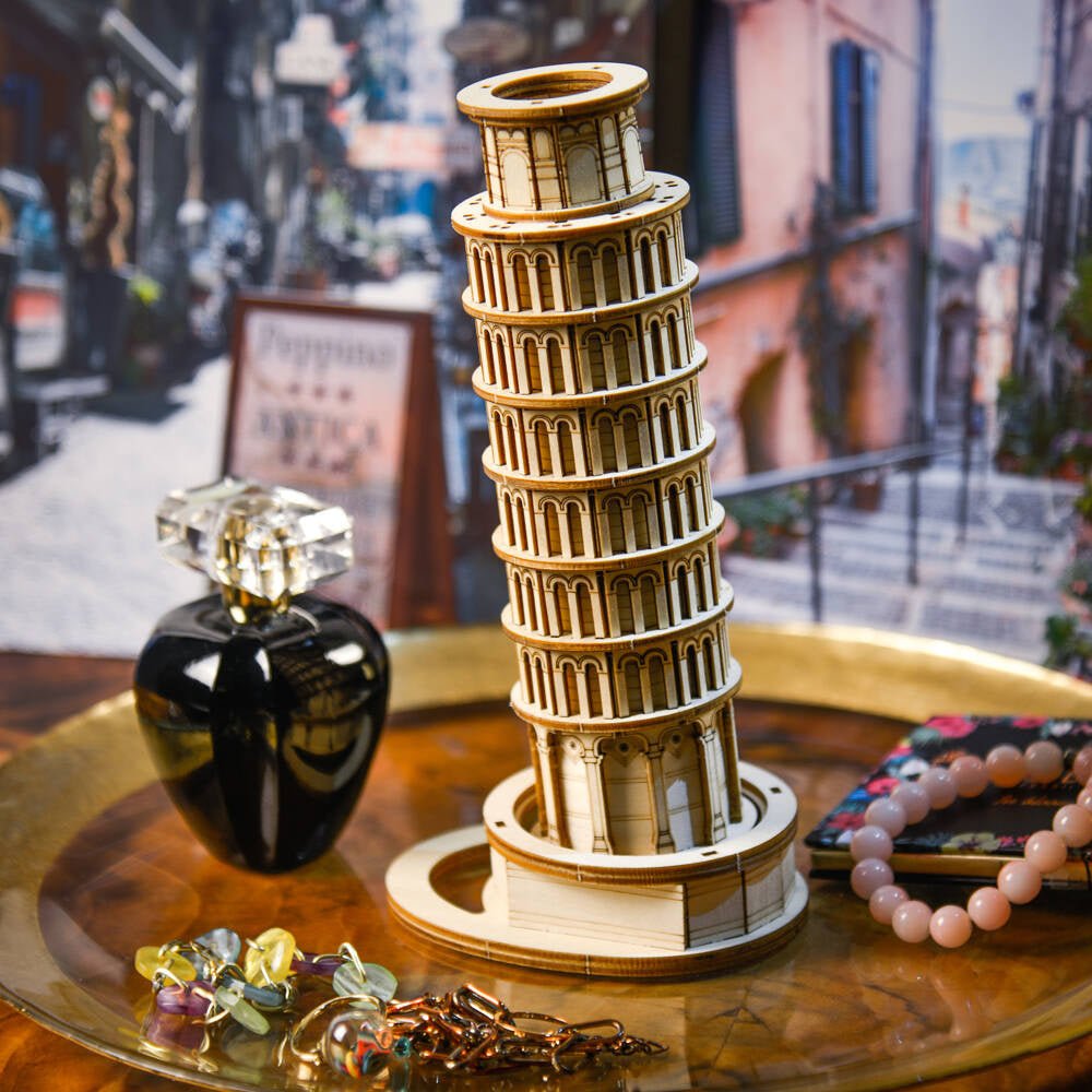 Leaning Tower of Pisa 3D Wooden Puzzle Model in Malta | LAB7