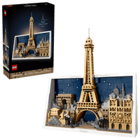 LEGO Architecture Paris – City of Love 21064 | 958-Piece Paris Skyline Wall Art Set for Adults