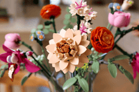 LEGO Botanicals Pretty Pink Flower Bouquet 10342 – 749-Piece Flower Building Set for Adults