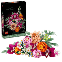 LEGO Botanicals Pretty Pink Flower Bouquet 10342 – 749-Piece Flower Building Set for Adults