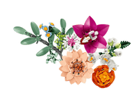 LEGO Botanicals Pretty Pink Flower Bouquet 10342 – 749-Piece Flower Building Set for Adults