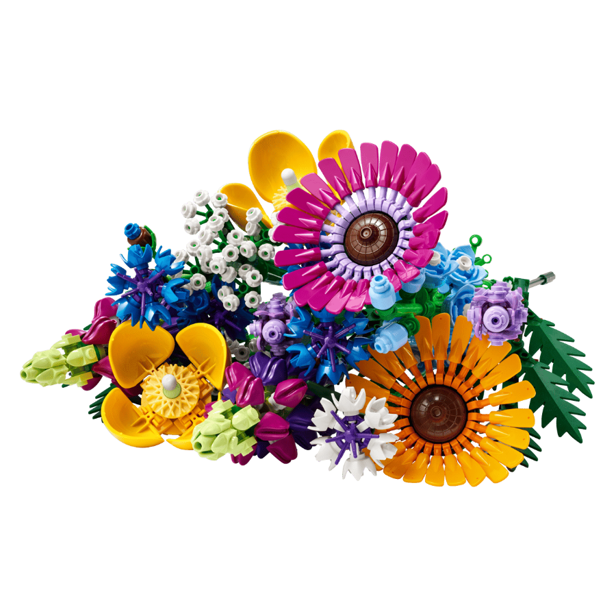 LEGO Botanicals Wildflower Bouquet 10313 – Flower Building Set for Adults, 939 Pieces