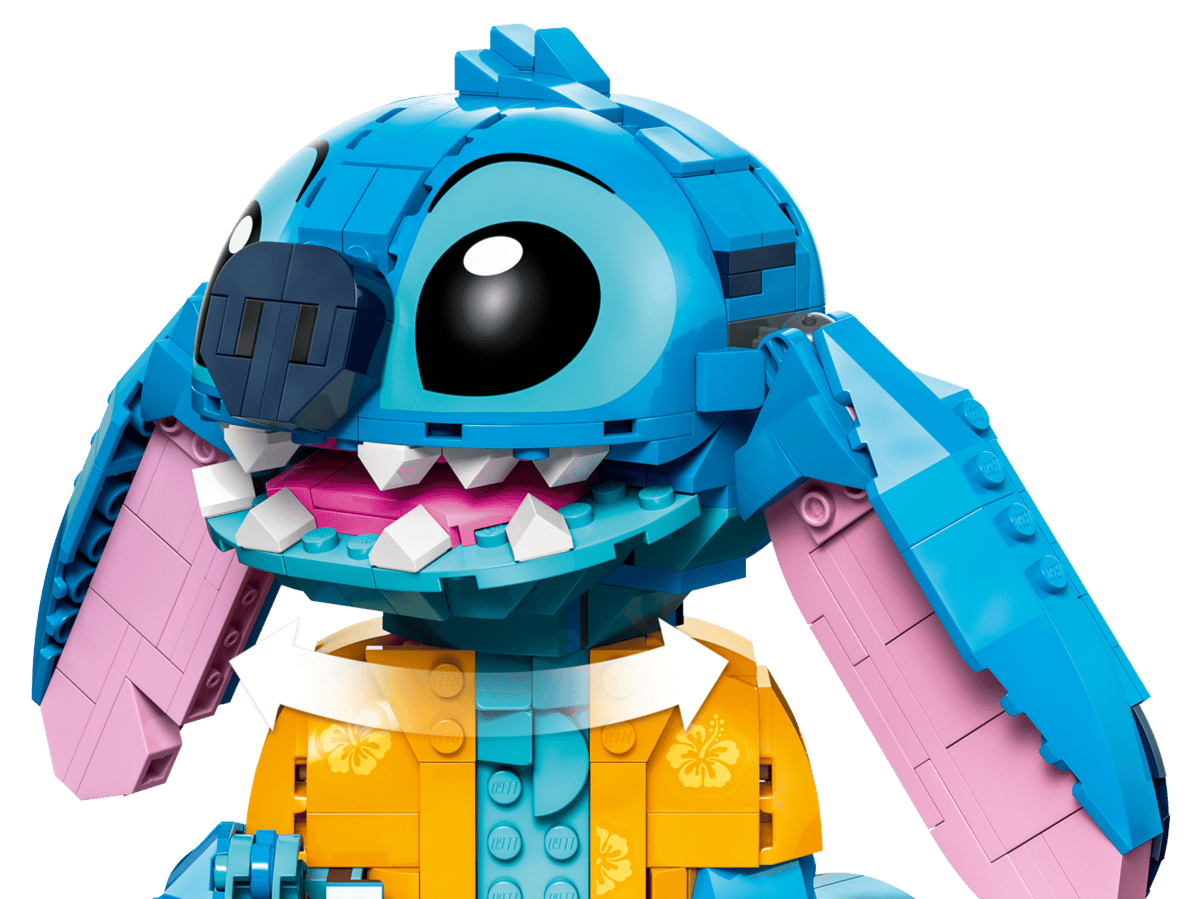 LEGO Disney Stitch 43249 – Lilo & Stitch Buildable Figure, 730 Pieces, 20cm