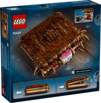 LEGO Harry Potter Chomping Monster Book of Monsters 76449 – 518-Piece Pull-Back Building Set with Neville Longbottom