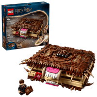 LEGO Harry Potter Chomping Monster Book of Monsters 76449 – 518-Piece Pull-Back Building Set with Neville Longbottom