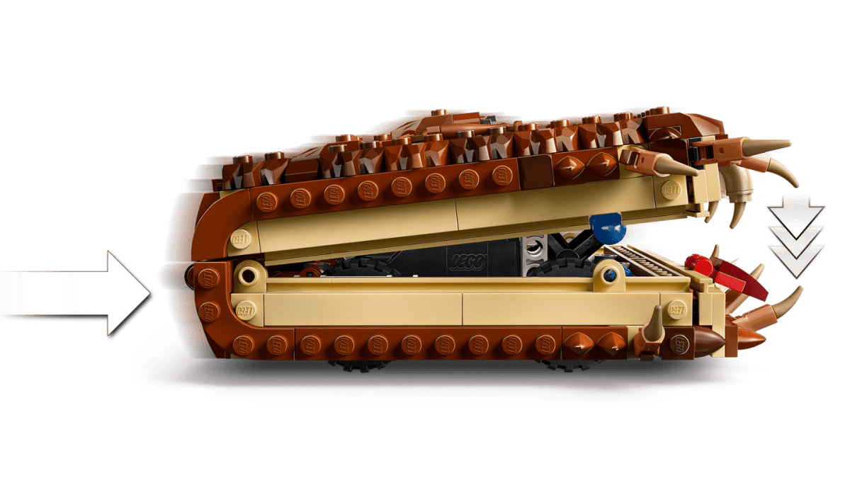 LEGO Harry Potter Chomping Monster Book of Monsters 76449 – 518-Piece Pull-Back Building Set with Neville Longbottom