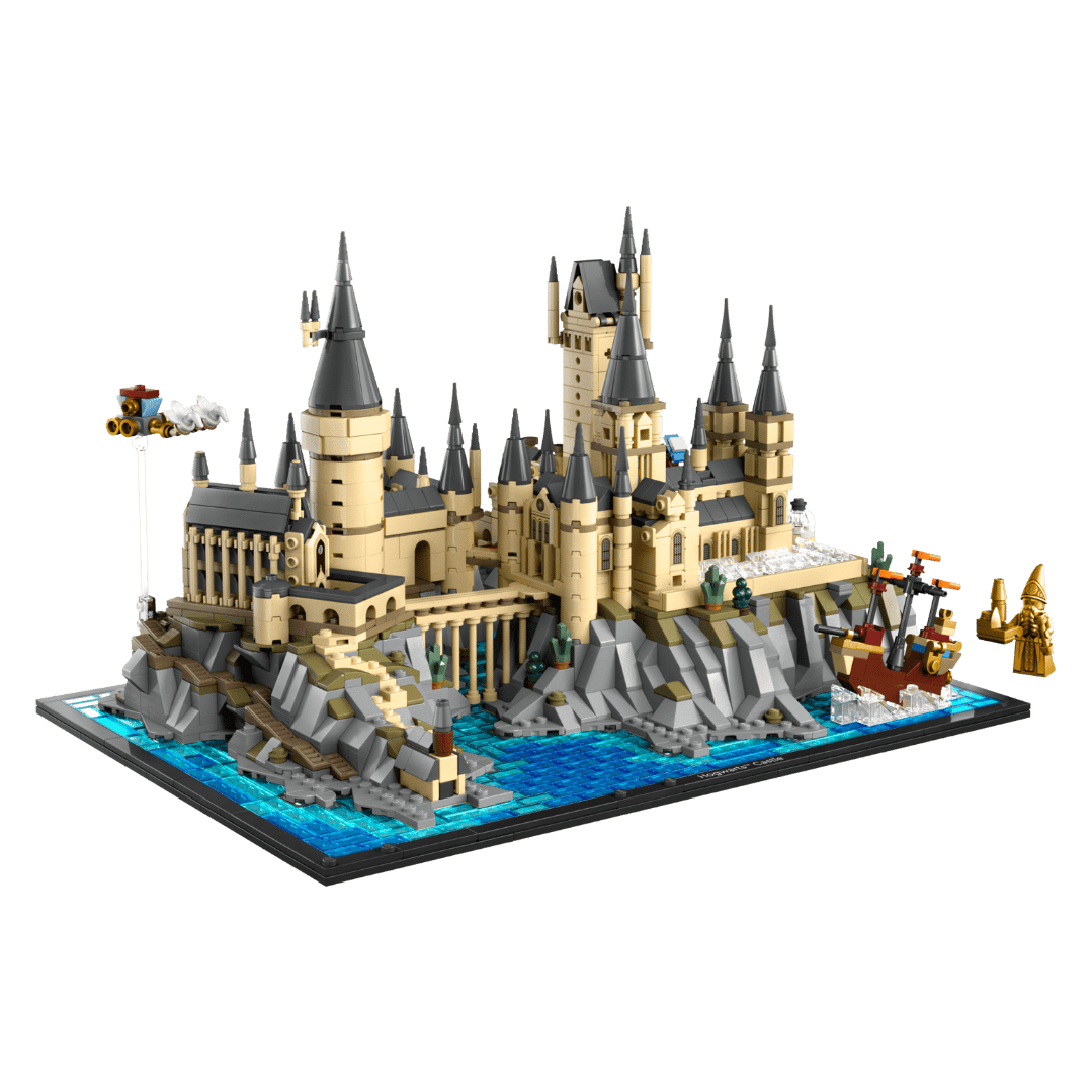 LEGO Harry Potter Hogwarts Castle and Grounds 76419 – 2,660-Piece Collectible Hogwarts Display Set for Adults