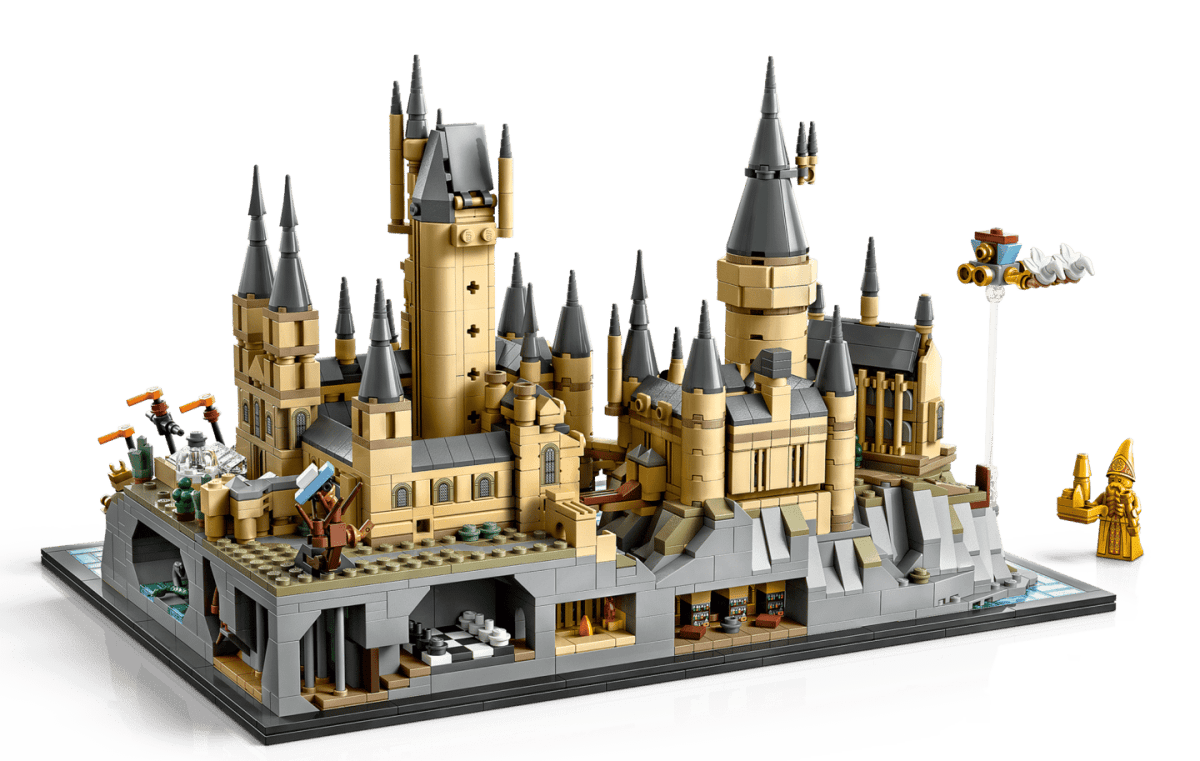 LEGO Harry Potter Hogwarts Castle and Grounds 76419 – 2,660-Piece Collectible Hogwarts Display Set for Adults