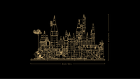 LEGO Harry Potter Hogwarts Castle and Grounds 76419 – 2,660-Piece Collectible Hogwarts Display Set for Adults