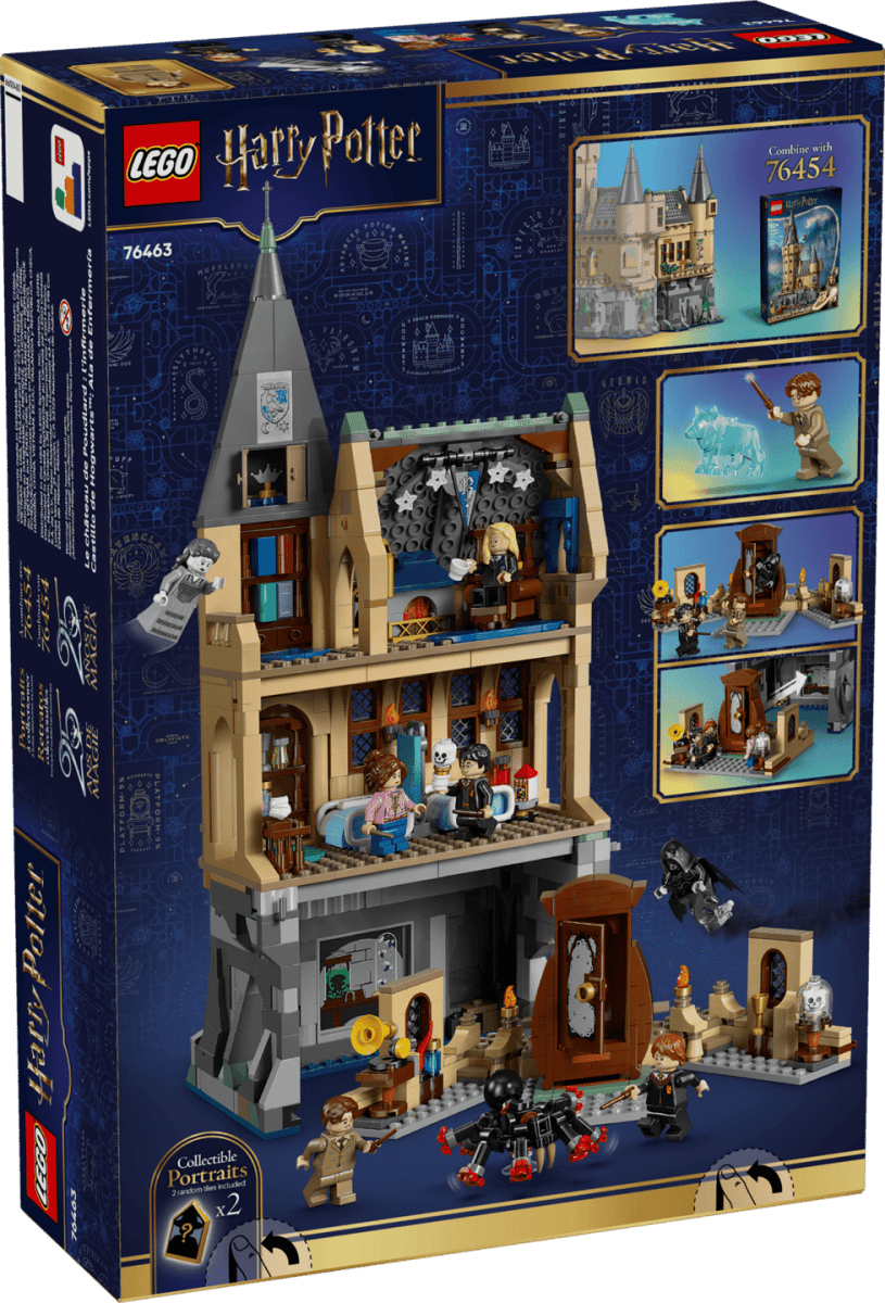 LEGO Harry Potter Hogwarts Castle: Hospital Wing 76463 – 907-Piece Building Set with 7 Minifigures