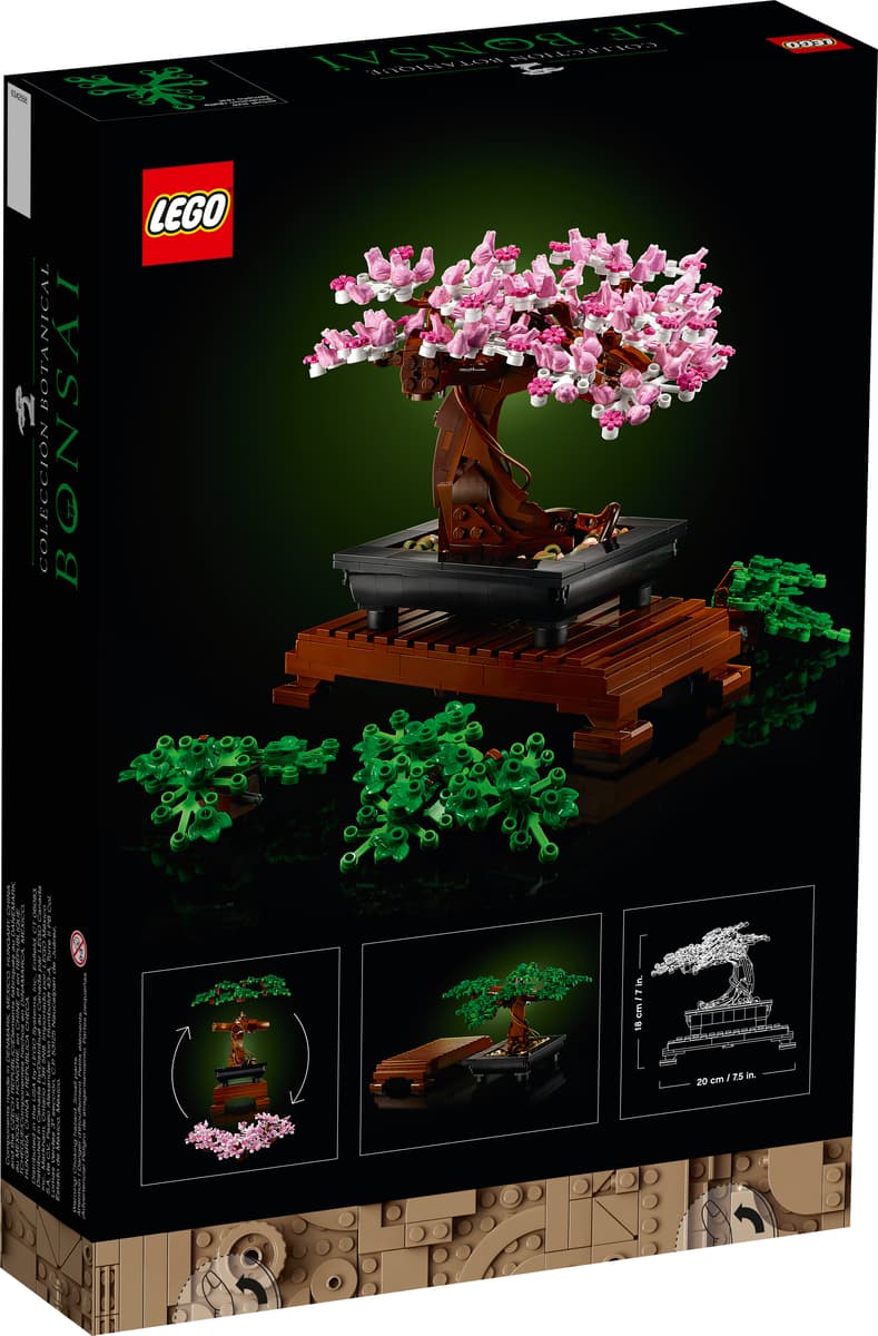 LEGO Icons Bonsai Tree 10281 – Botanical Collection Building Set for Adults, 878 Pieces