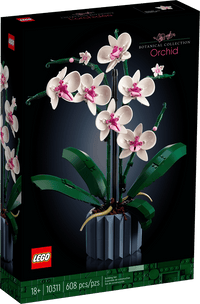 LEGO Icons Orchid 10311 – Botanical Collection Building Set for Adults, 608 Pieces, 39cm