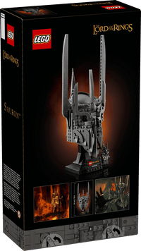 LEGO Icons The Lord of the Rings Sauron's Helmet 11373 – 538-Piece Collectible Display Set for Adults