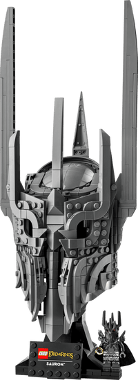 LEGO Icons The Lord of the Rings Sauron's Helmet 11373 – 538-Piece Collectible Display Set for Adults