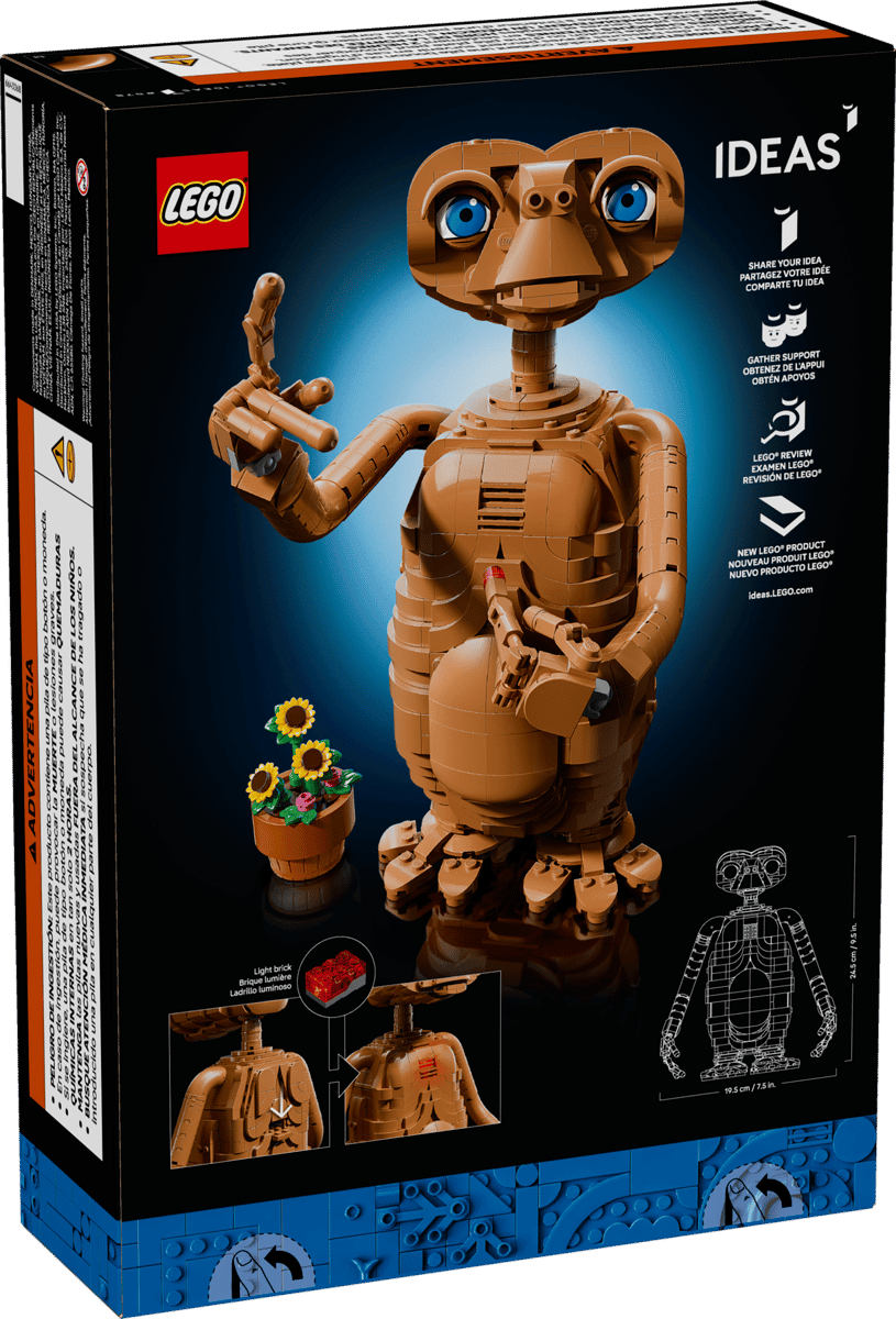 LEGO Ideas E.T. the Extra-Terrestrial 21370 Building Set 1226 Pieces