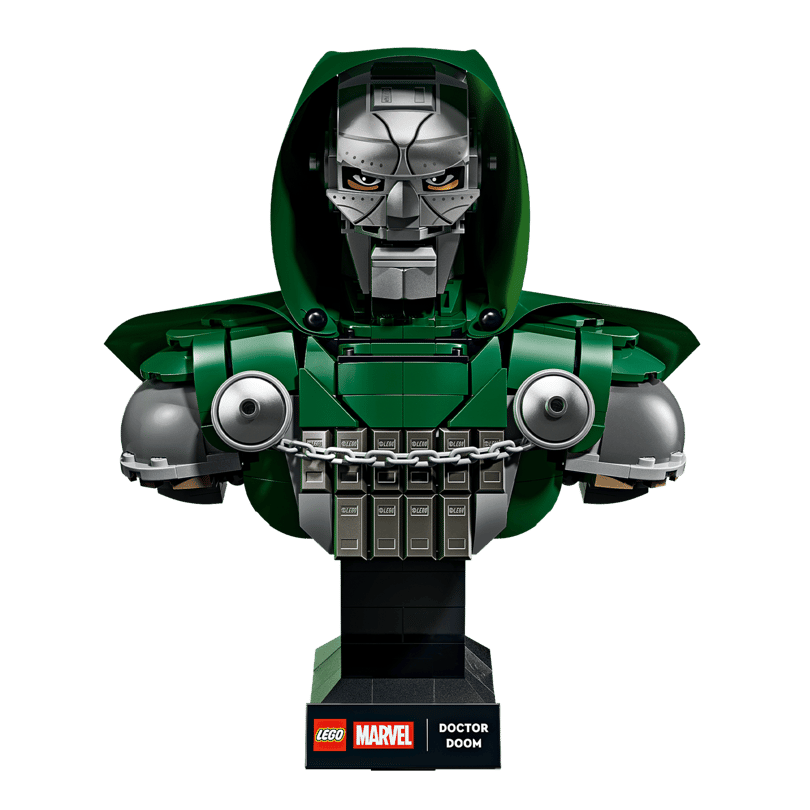 LEGO Marvel Doctor Doom Bust 76345 – Avengers: Doomsday Collectible Display Model for Adults