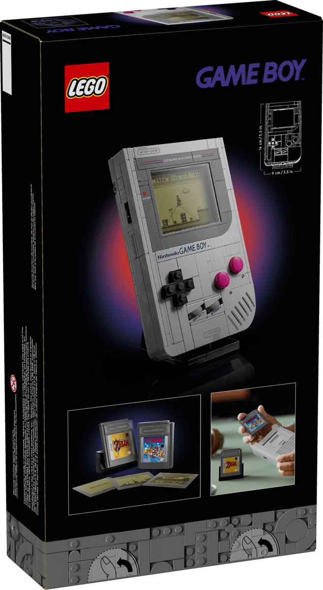 LEGO Nintendo Game Boy 72046 – 421-Piece Retro Gaming Collectible Display Set for Adults