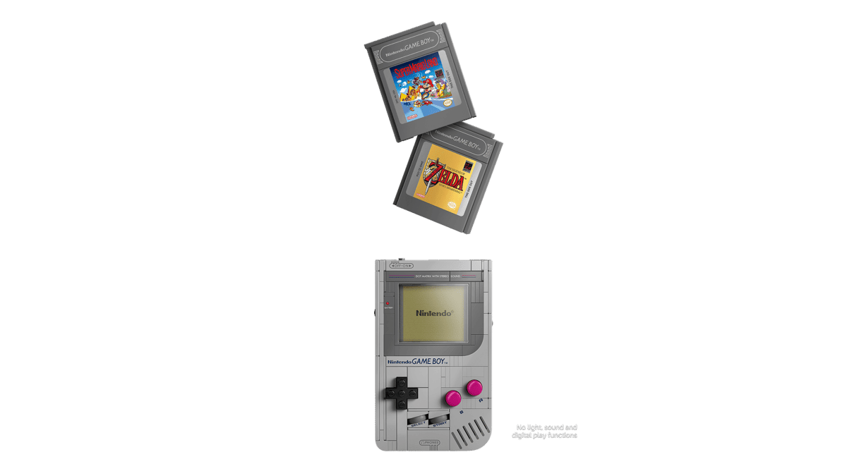 LEGO Nintendo Game Boy 72046 – 421-Piece Retro Gaming Collectible Display Set for Adults
