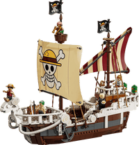 LEGO ONE PIECE The Going Merry Pirate Ship 75639 – 1,376-Piece Building Set with 5 Straw Hat Pirates Minifigures
