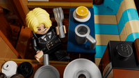 LEGO ONE PIECE The Going Merry Pirate Ship 75639 – 1,376-Piece Building Set with 5 Straw Hat Pirates Minifigures