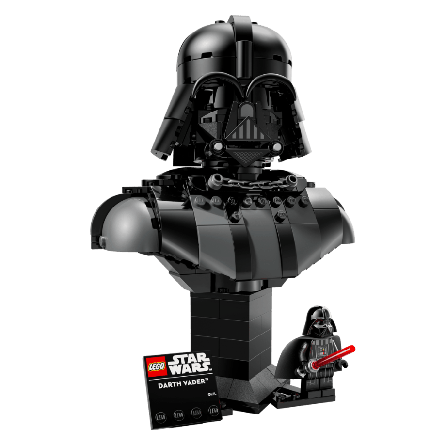 LEGO Star Wars Darth Vader Bust 75439 – 349-Piece Collectible Display Model with Minifigure