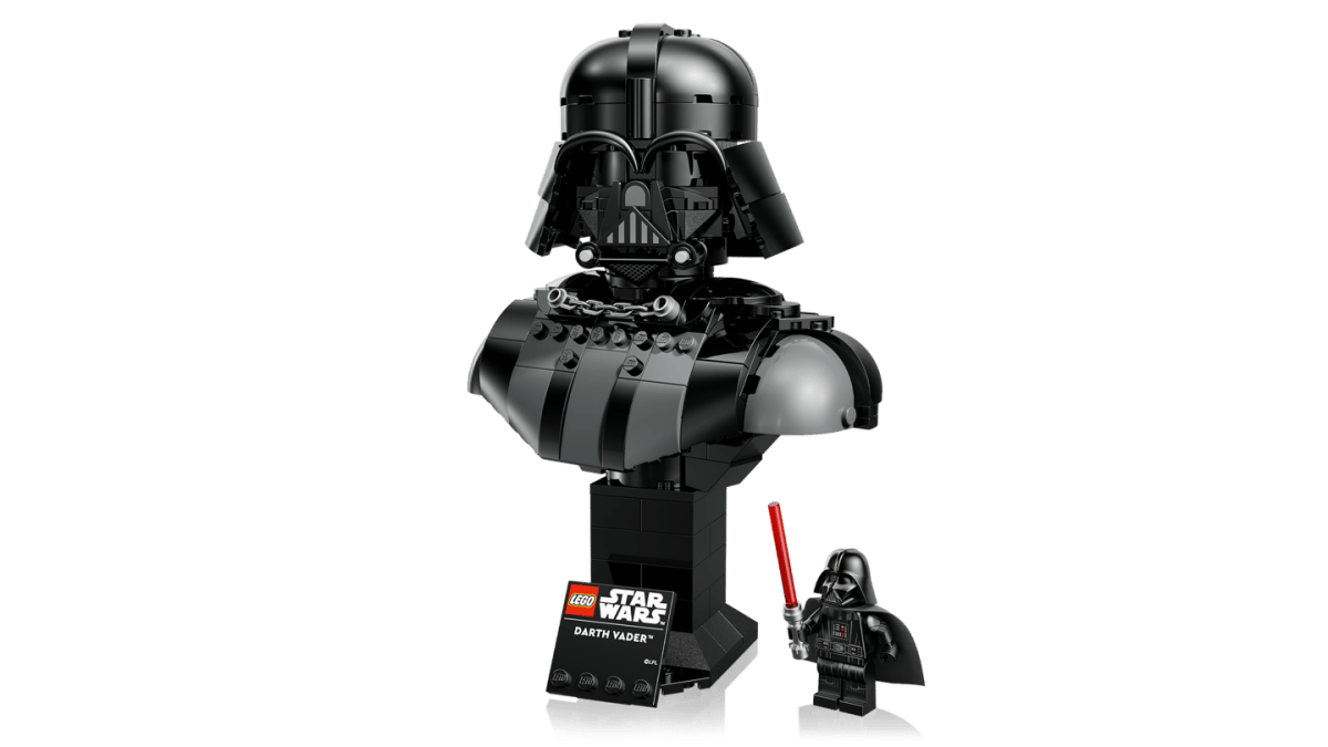 LEGO Star Wars Darth Vader Bust 75439 – 349-Piece Collectible Display Model with Minifigure