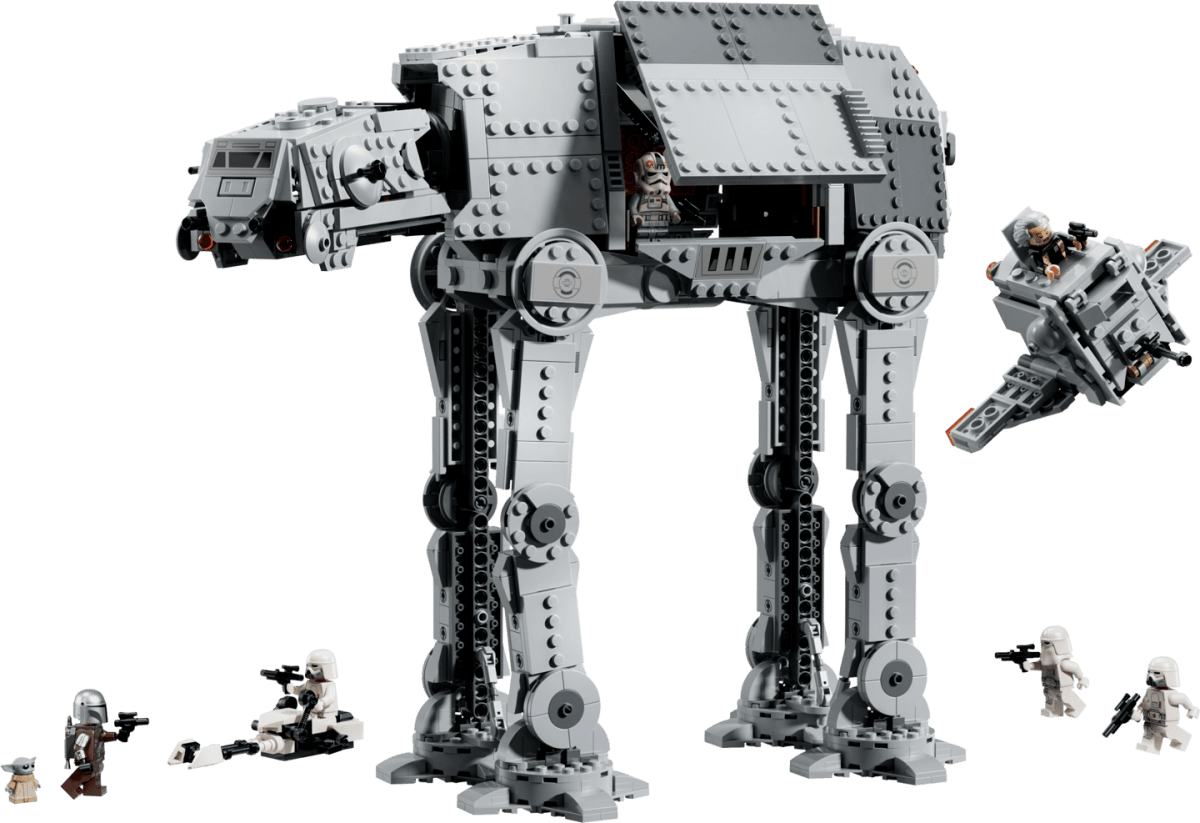 LEGO Star Wars Imperial Remnant AT-AT with INT-4 75454 – 1,453-Piece Mandalorian & Grogu Building Set