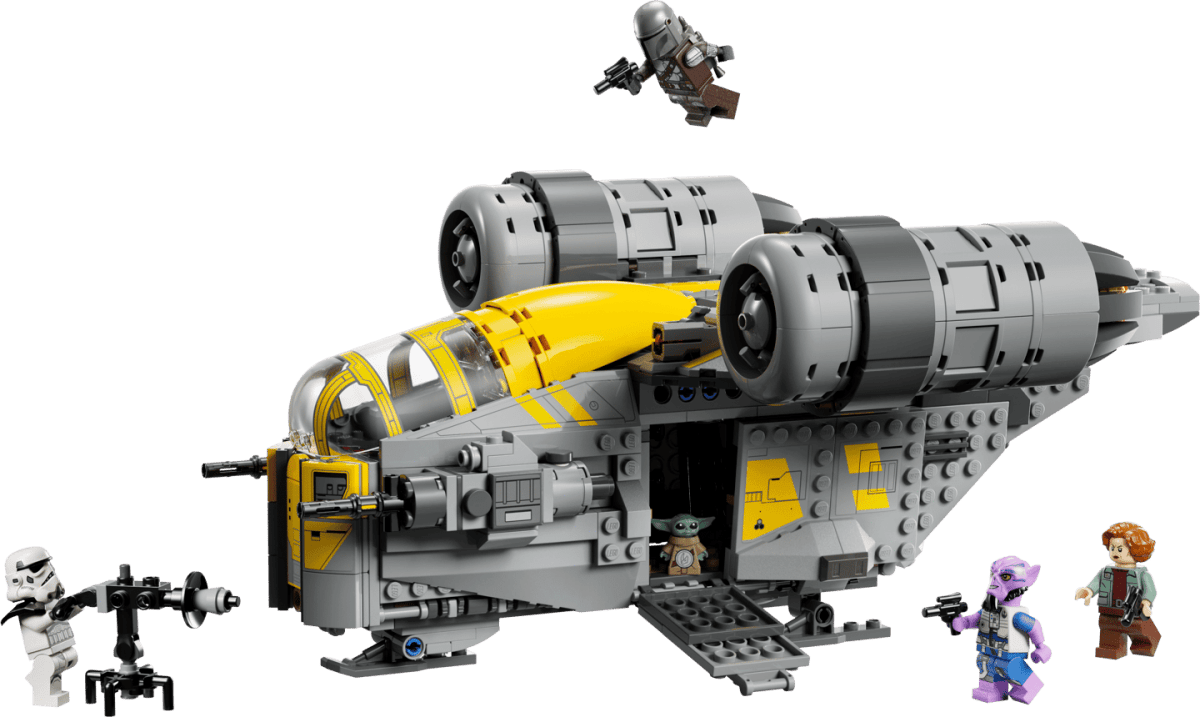 LEGO Star Wars The Razor Crest 75447 – 930-Piece Mandalorian & Grogu Starship Building Set