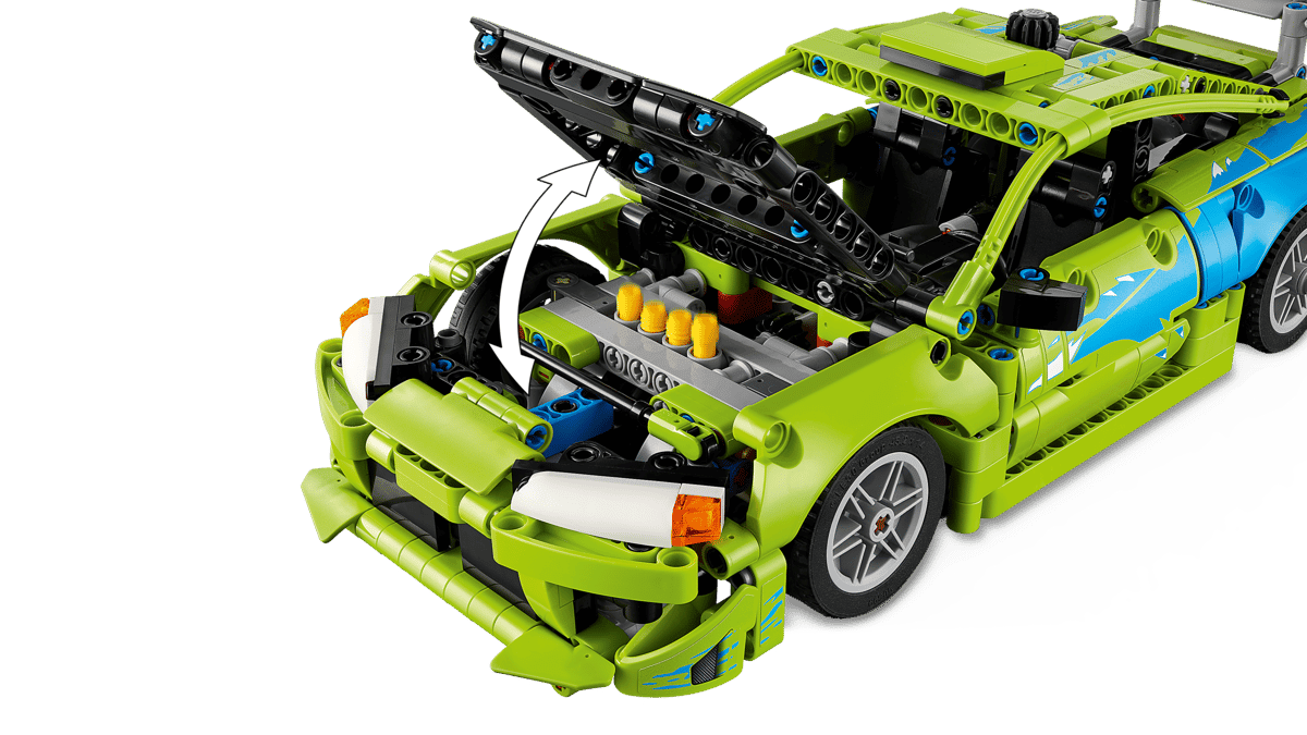 LEGO Technic Fast &amp; Furious Mitsubishi Eclipse 42229 – 827-Piece Car Building Set, 31cm