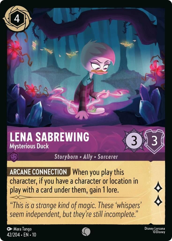 Lena Sabrewing - Mysterious Duck (42/204) (Whispers in the Well) in Malta | LAB7