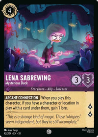 Lena Sabrewing - Mysterious Duck (42/204) (Whispers in the Well) in Malta | LAB7