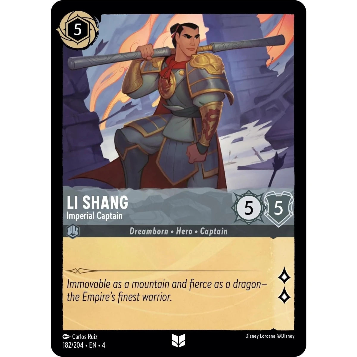 Li Shang - Imperial Captain (182/204) (Ursula's Return) in Malta | LAB7