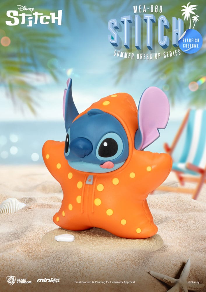 Beast Kingdom Lilo & Stitch Mini Egg Attack Stitch Summer Dress - Up Figurine by LAB7 Malta, Europe