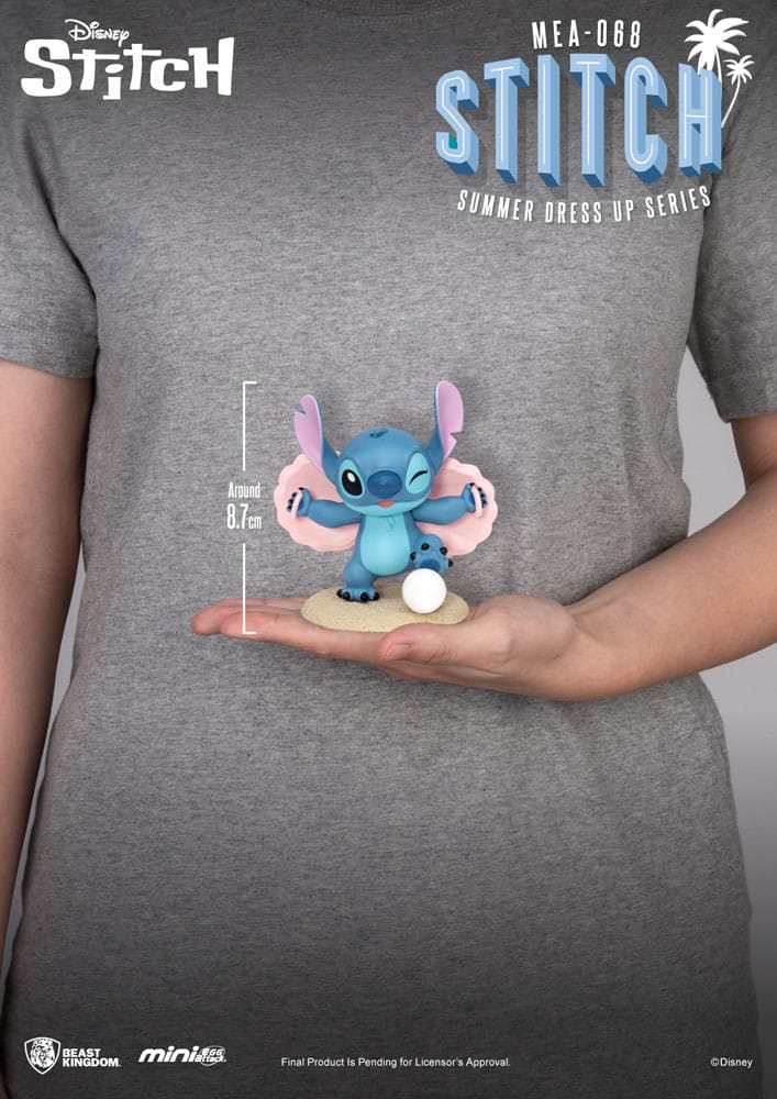 Beast Kingdom Lilo & Stitch Mini Egg Attack Stitch Summer Dress - Up Figurine by LAB7 Malta, Europe