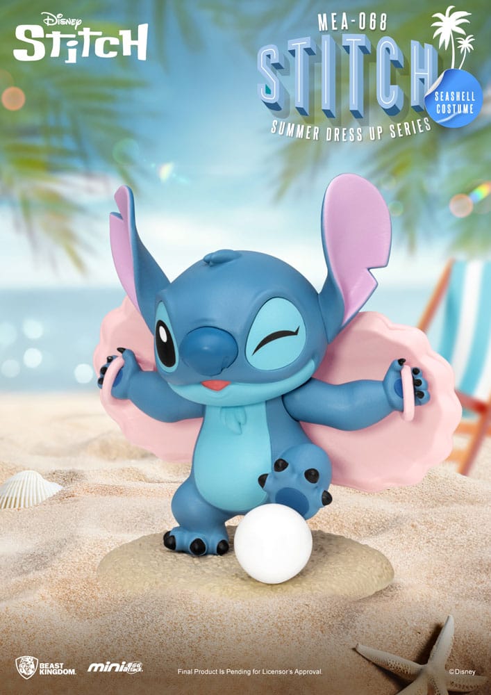 Beast Kingdom Lilo & Stitch Mini Egg Attack Stitch Summer Dress - Up Figurine by LAB7 Malta, Europe