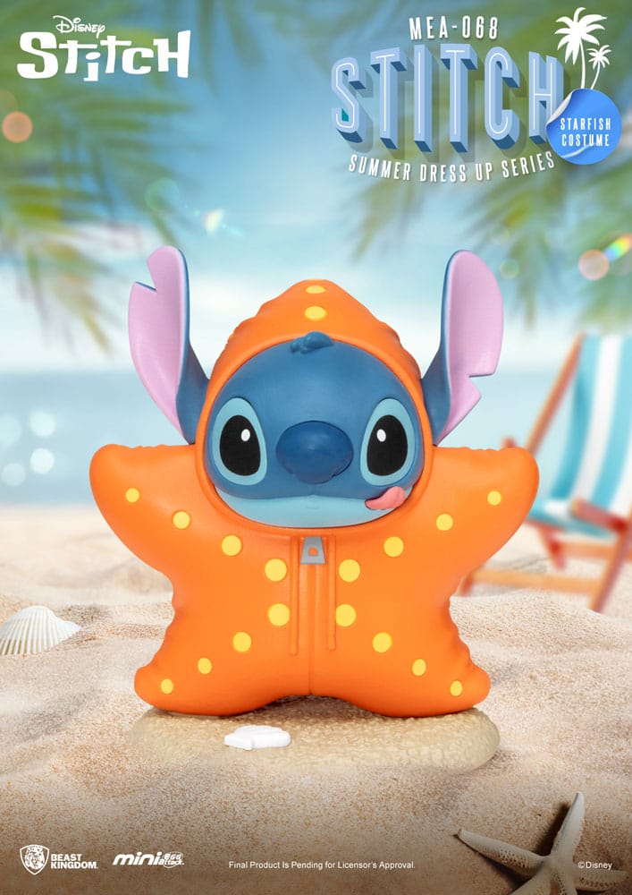 Beast Kingdom Lilo & Stitch Mini Egg Attack Stitch Summer Dress - Up Figurine by LAB7 Malta, Europe